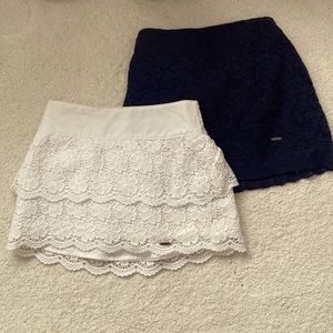 Hollister mini skirts both XS